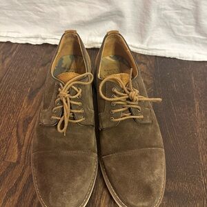 Warfield & Grand Men's Brown Suede Shoes